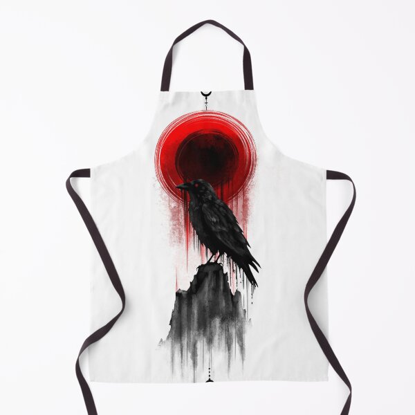 Item preview, Raven Eclipse | Gothic Crow Under Blood Moon designed and sold by Ola-urb.