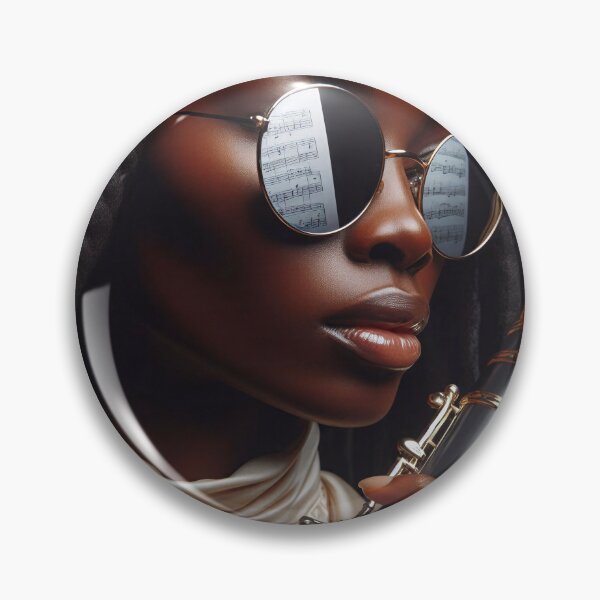 Item preview, Portrait - Jazz Musician Women designed and sold by DroneWorks Creative.
