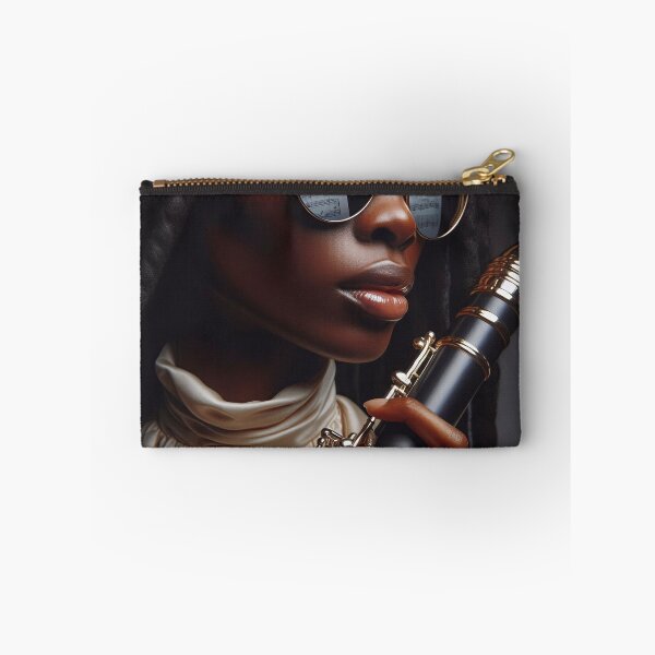 Item preview, Portrait - Jazz Musician Women designed and sold by DroneWorks Creative.
