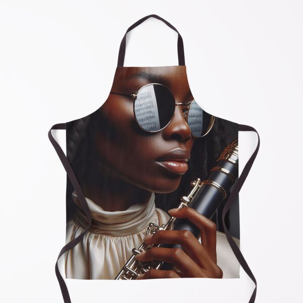 Item preview, Portrait - Jazz Musician Women designed and sold by DroneWorks Creative.