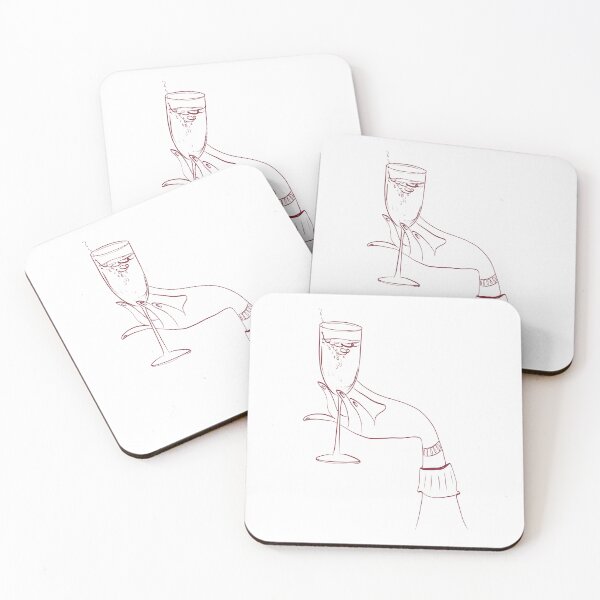 Item preview, champagne flute line art designed and sold by FloFlo8468.
