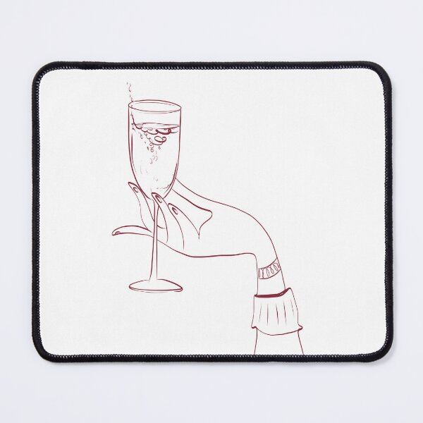 Item preview, champagne flute line art designed and sold by FloFlo8468.