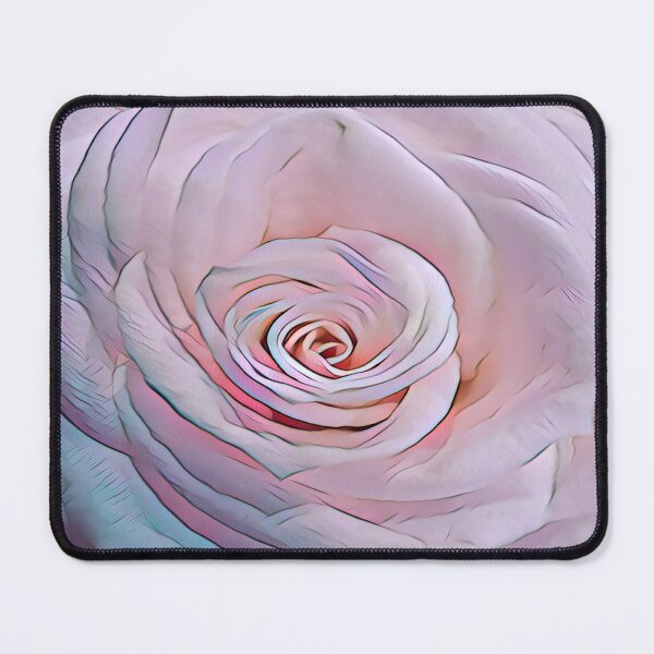 Item preview, Abstract Impressionist Blush Pink Rose Pastel Digital Art designed and sold by BalkanBloom.
