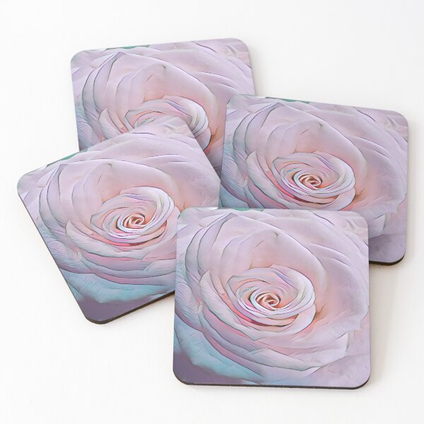 Item preview, Abstract Impressionist Blush Pink Rose Pastel Digital Art designed and sold by BalkanBloom.