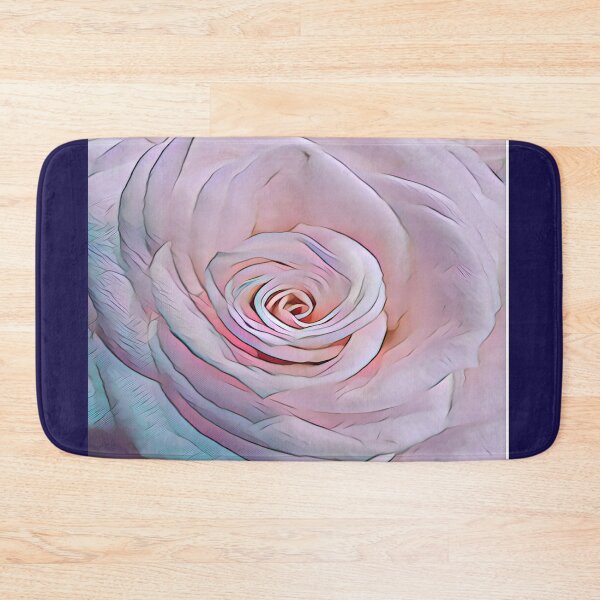 Item preview, Abstract Impressionist Blush Pink Rose Pastel Digital Art designed and sold by BalkanBloom.