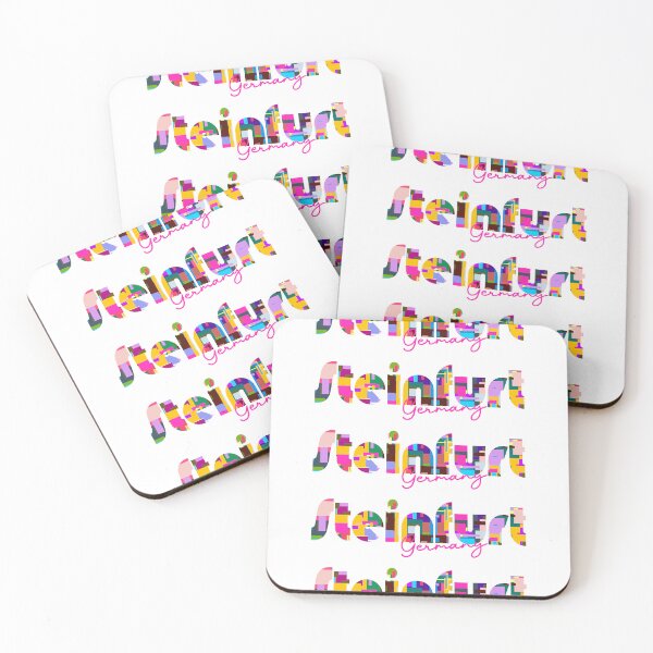 Item preview, Steinfurt, Germany, Vibrant Abstract City Typography Art designed and sold by Wanderful-roads.