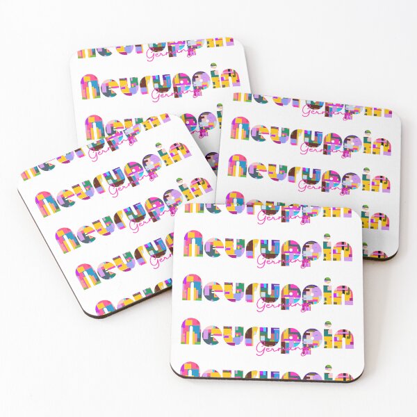 Item preview, Neuruppin, Germany, Vibrant Abstract City Typography Art designed and sold by Wanderful-roads.