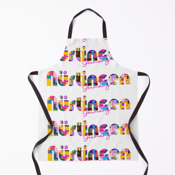 Item preview, Nürtingen, Germany, Vibrant Abstract City Typography Art designed and sold by Wanderful-roads.