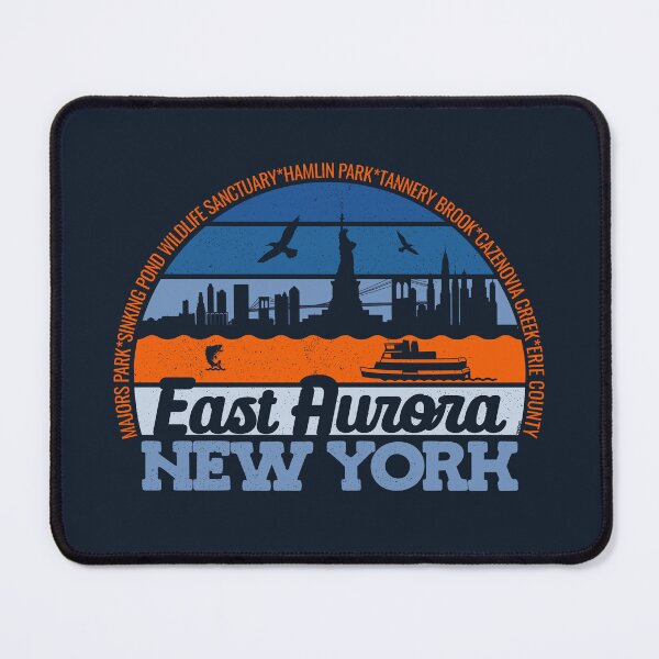 Item preview, East Aurora New York Sunset Retro Vintage Local Pride Logo designed and sold by CRHPOD20.