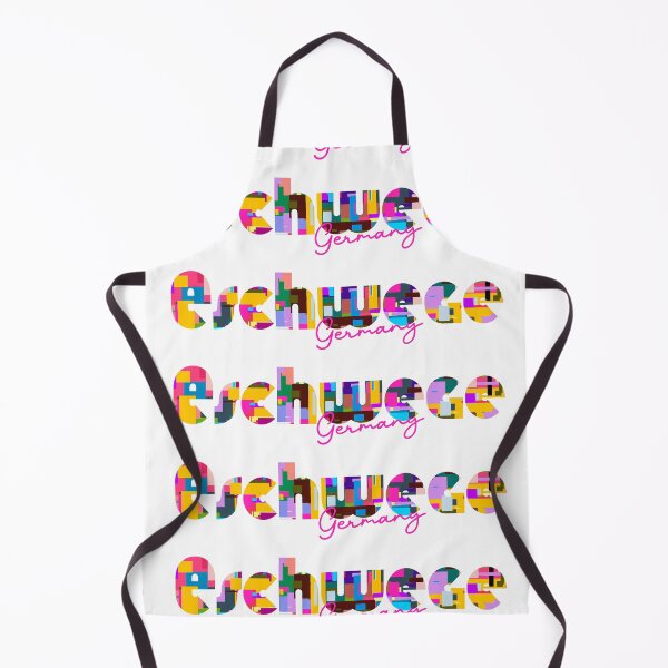Item preview, Eschwege, Germany, Vibrant Abstract City Typography Art designed and sold by Wanderful-roads.