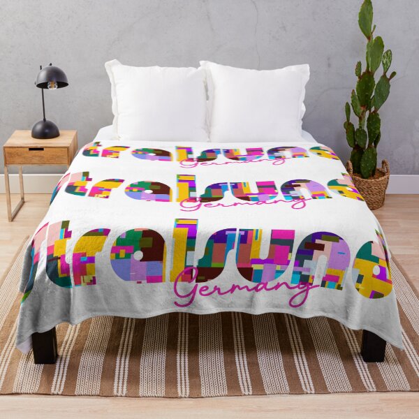 Item preview, Stralsund, Germany, Vibrant Abstract City Typography Art designed and sold by Wanderful-roads.