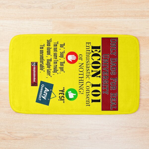 Item preview, Enthusiastic Consent Or Nothing (Yellow) *More Colors Available in Collection  designed and sold by OnlyDadsForReal.