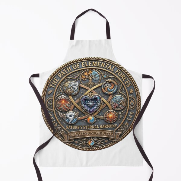 Item preview, Path of Elemental Forces Fantasy Nature Emblem designed and sold by Munib320.