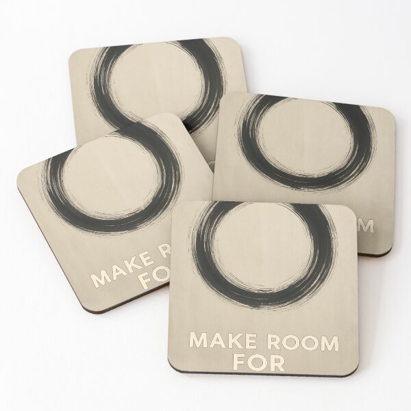 Item preview, Japandi Wall Art Print MAKE ROOM FOR QUIET designed and sold by OdinLabs.