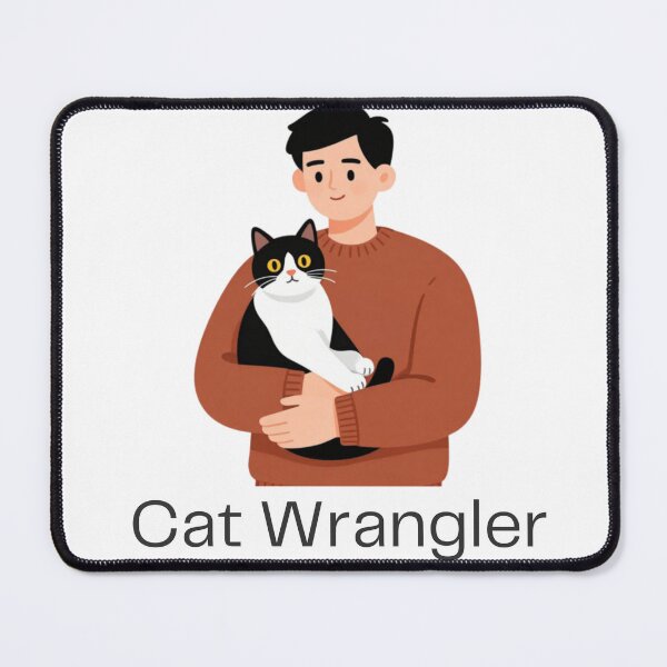 Item preview, Cat wrangler designed and sold by Tee Visions.