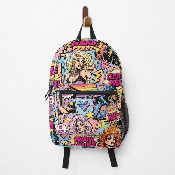 Item preview, Pastel Pride Comic Pop Art Drag Queens Print designed and sold by BeJolley.