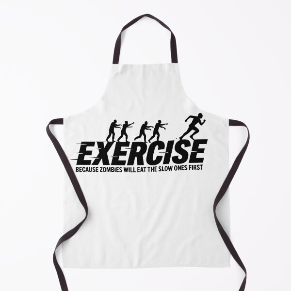 Item preview, Exercise Because Zombies Will Eat The Slow Ones First - Runners designed and sold by pixelated_echoes.