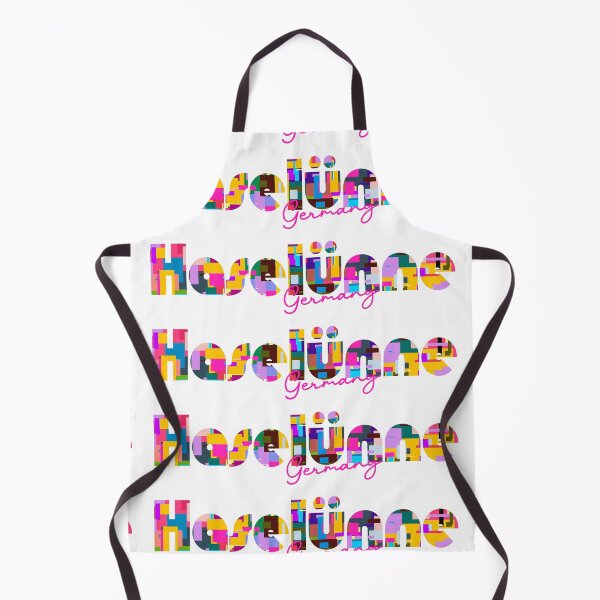 Item preview, Haselünne, Germany, Vibrant Abstract City Typography Art designed and sold by Wanderful-roads.