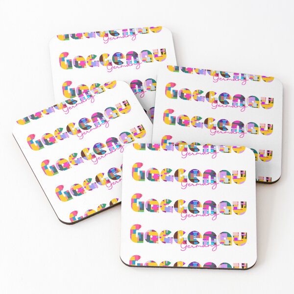 Item preview, Gaggenau, Germany, Vibrant Abstract City Typography Art designed and sold by Wanderful-roads.