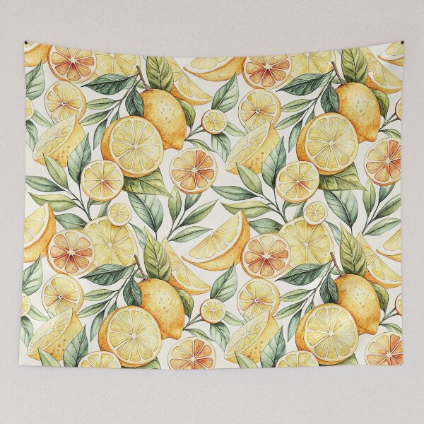 Item preview, Watercolor Citrus Grove Botanical Pattern designed and sold by Petal & Pattern Co.