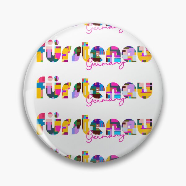 Item preview, Fürstenau, Germany, Vibrant Abstract City Typography Art designed and sold by Wanderful-roads.
