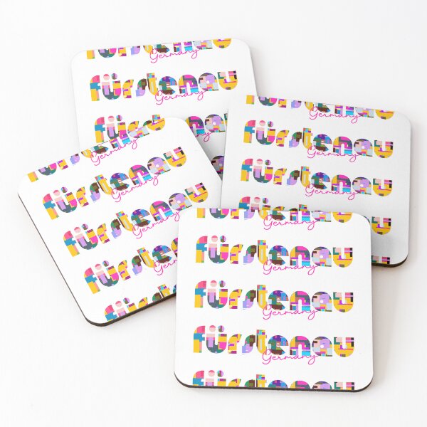 Item preview, Fürstenau, Germany, Vibrant Abstract City Typography Art designed and sold by Wanderful-roads.
