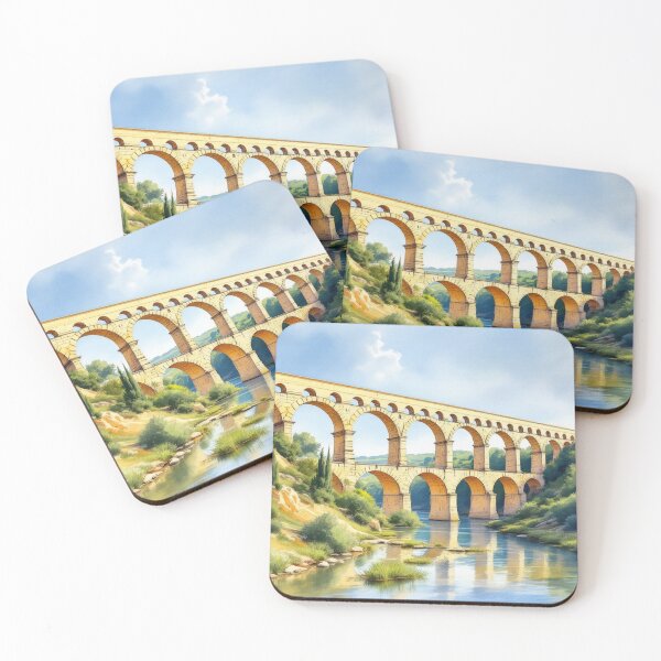 Aperçu de l'œuvre Pont du Gard (France) créée et vendue par jefboutique6150.