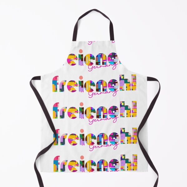 Item preview, Freienohl, Germany, Vibrant Abstract City Typography Art designed and sold by Wanderful-roads.