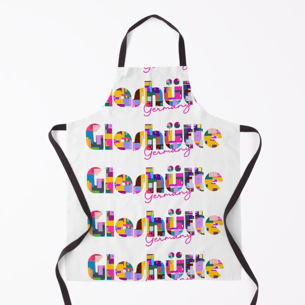 Item preview, Glashütte, Germany, Vibrant Abstract City Typography Art designed and sold by Wanderful-roads.