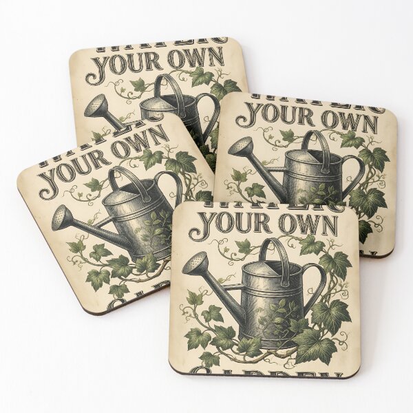 Item preview, Vintage Wall Art Print WATER YOUR OWN GARDEN designed and sold by OdinLabs.