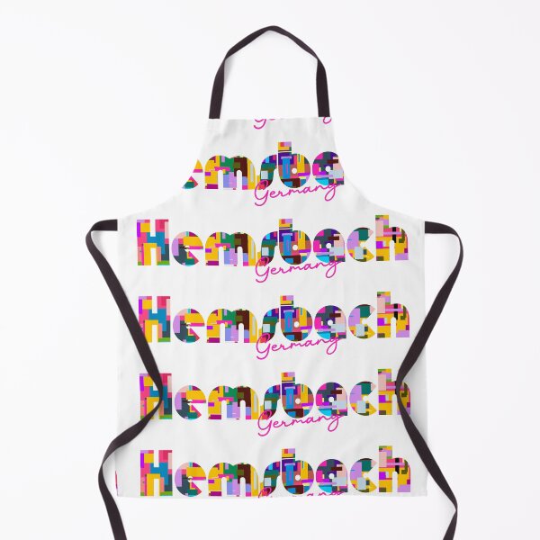 Item preview, Hemsbach, Germany, Vibrant Abstract City Typography Art designed and sold by Wanderful-roads.