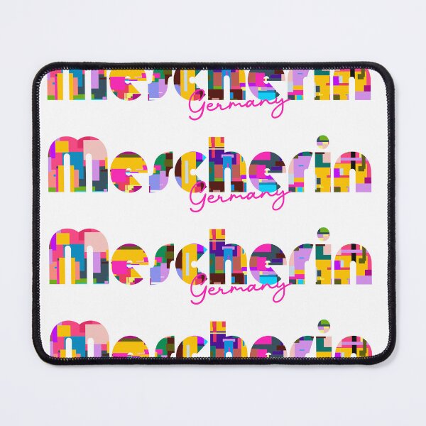 Item preview, Mescherin, Germany, Vibrant Abstract City Typography Art designed and sold by Wanderful-roads.