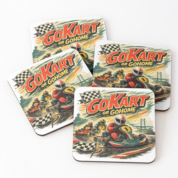 Item preview, GoKart or Go Home! – Vintage Racing Spirit Karting Design designed and sold by Freak Dimension.
