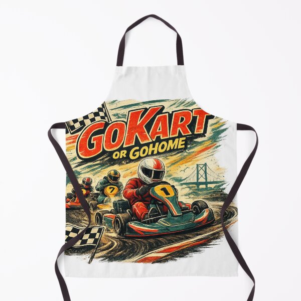 Item preview, GoKart or Go Home! – Vintage Racing Spirit Karting Design designed and sold by Freak Dimension.