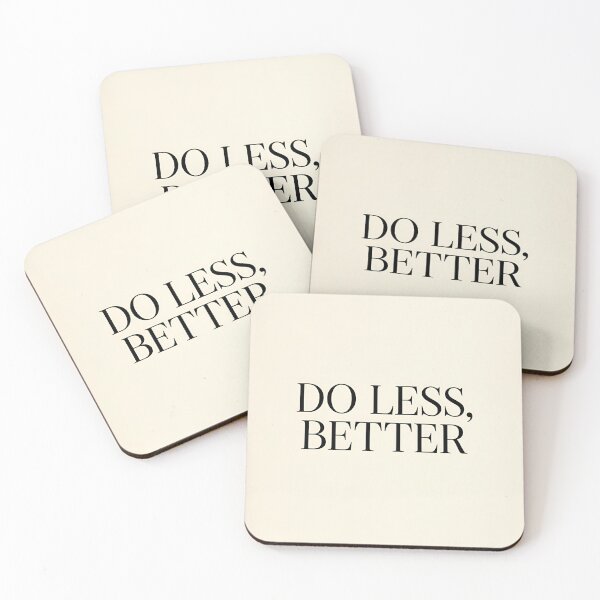 Item preview, Minimalist Wall Art Print DO LESS, BETTER designed and sold by OdinLabs.