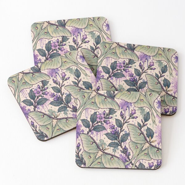 Item preview, Moths & Watercolor  designed and sold by fairycoffins.