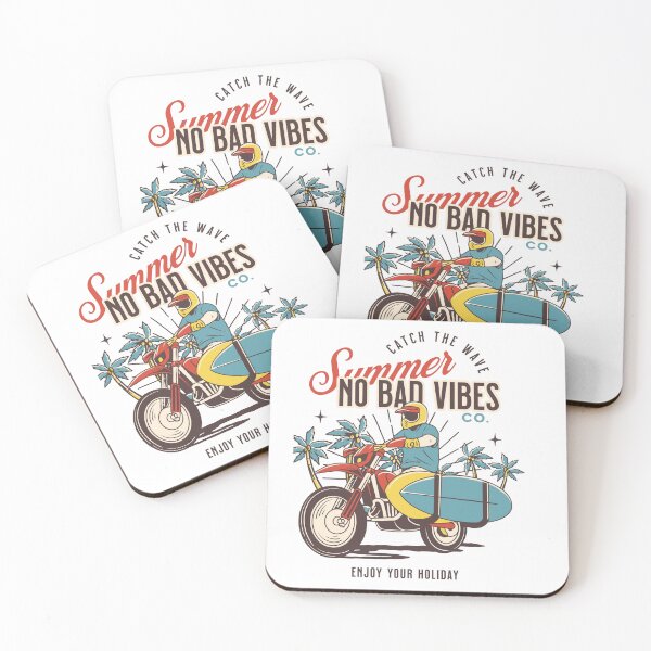 Item preview, Catch the Wave - Retro Surf Motorcycle & Summer Vibes designed and sold by HumeThreads.