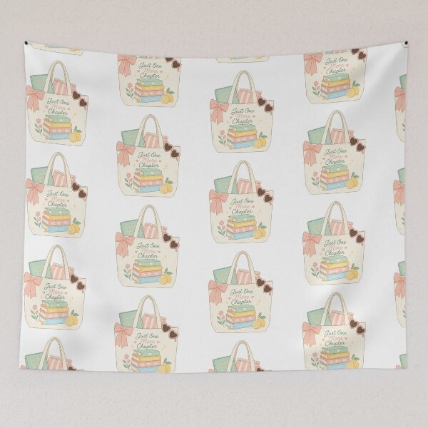 Item preview, Tote Bag of Summer Reads | Bookish Summer designed and sold by DelicateBalance.