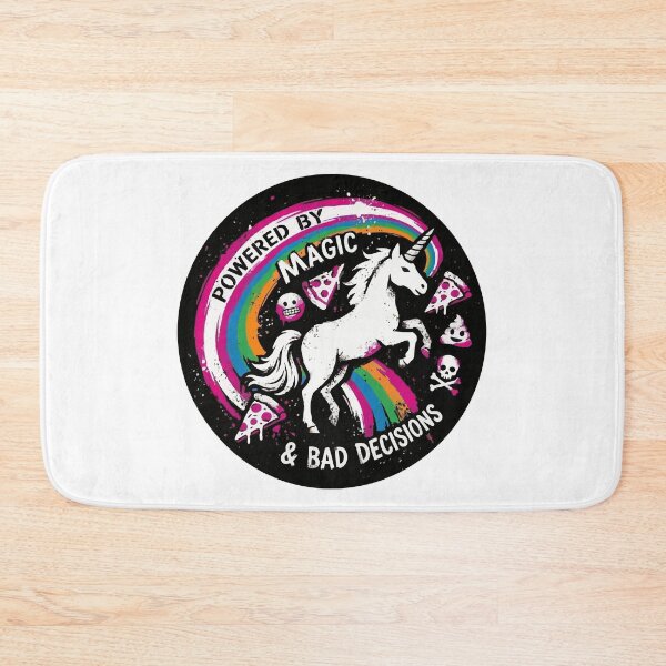 Item preview, Powered by Magic and Bad Decisions Unicorn designed and sold by XYZ LAB by Jesuperman.