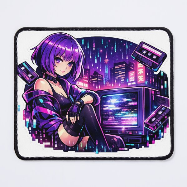 Item preview, Neon Static Dreamscape Sticker designed and sold by RDcollections.