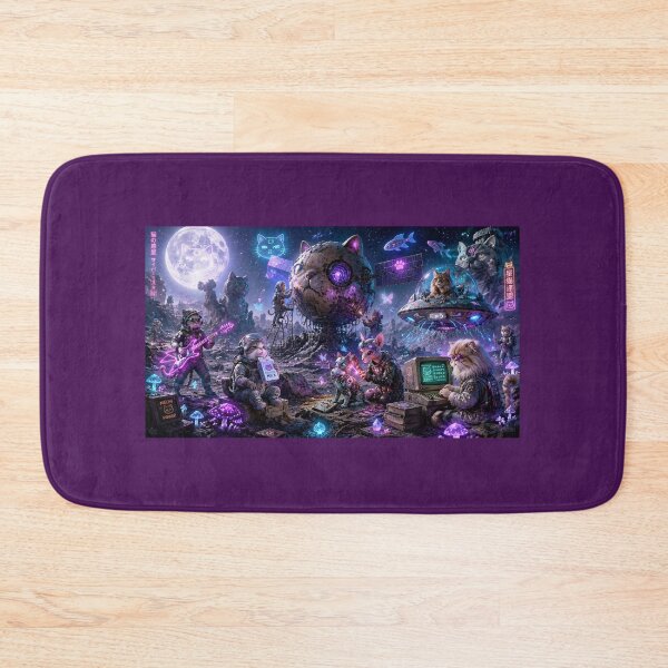Item preview, CATS-STRONAUTS: Cyberpunk Cat Mission designed and sold by Natalia-Vlad.