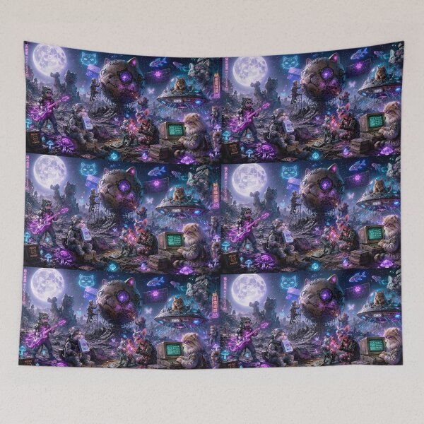 Item preview, CATS-STRONAUTS: Cyberpunk Cat Mission designed and sold by Natalia-Vlad.