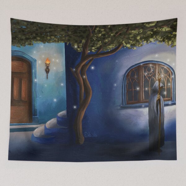 Item preview, Fantasy blue city designed and sold by Amarantis.