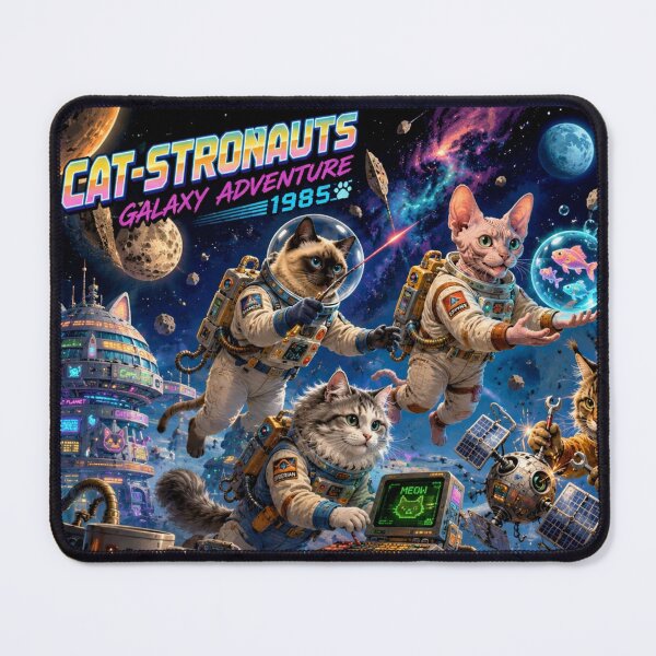 Item preview, GALACTIC ADVENTURE OF THE CATSTRONAUTES 1985 designed and sold by Natalia-Vlad.