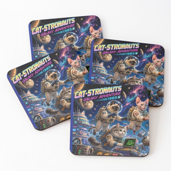 Item preview, GALACTIC ADVENTURE OF THE CATSTRONAUTES 1985 designed and sold by Natalia-Vlad.