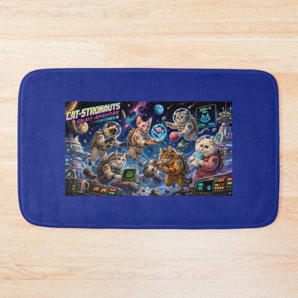 Item preview, GALACTIC ADVENTURE OF THE CATSTRONAUTES 1985 designed and sold by Natalia-Vlad.