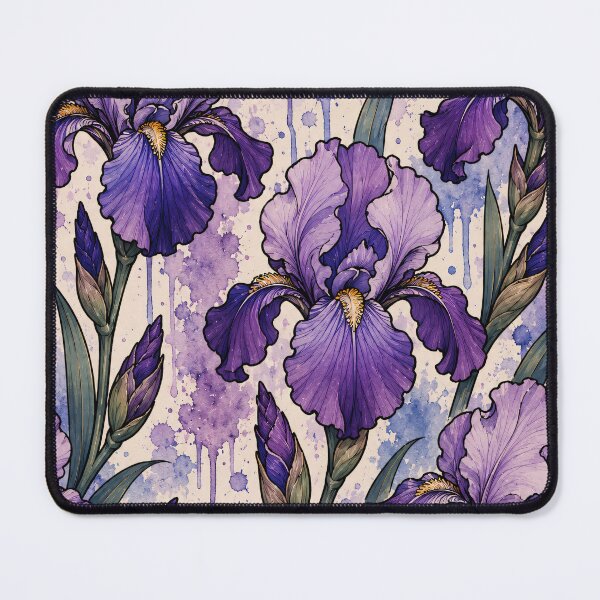Item preview, Irises & Watercolor designed and sold by fairycoffins.
