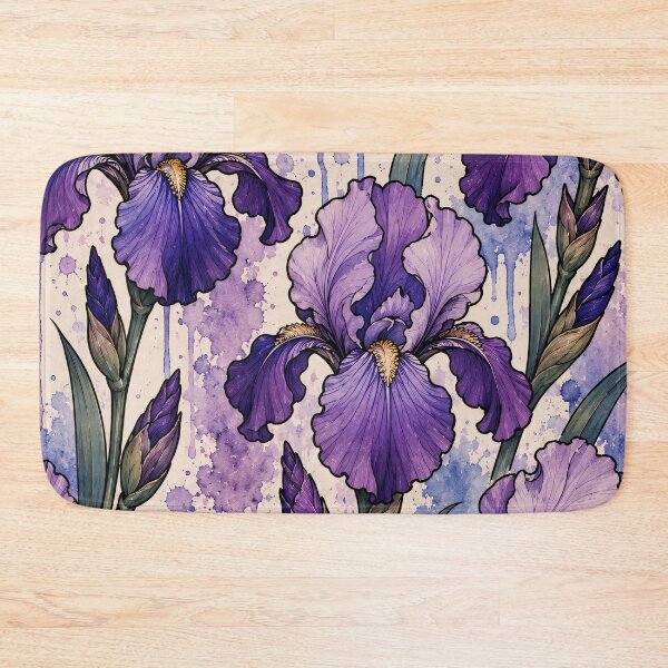 Item preview, Irises & Watercolor designed and sold by fairycoffins.