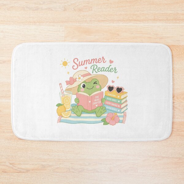 Item preview, Froggy Summer Reader | Bookish Summer designed and sold by DelicateBalance.