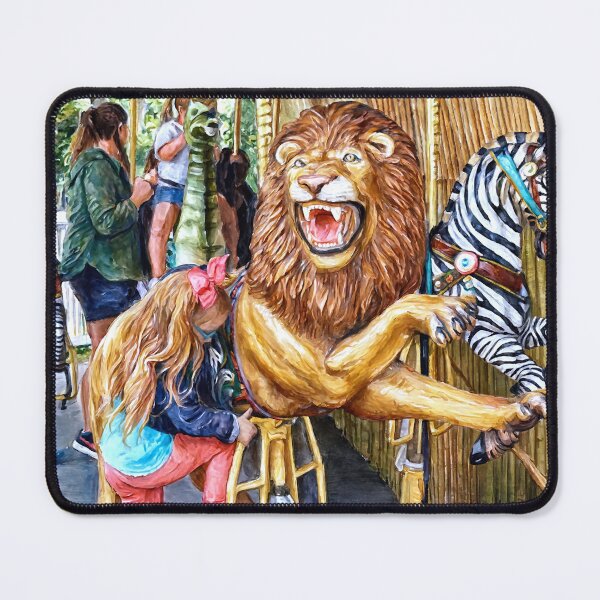 Item preview, Girl Getting on Carousel designed and sold by Susan Savad.